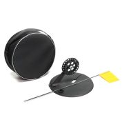 набор жерлиц Яман с угловой пласт. стойкой d-210мм. катушка 90 мм. в круглой сумке 5шт.