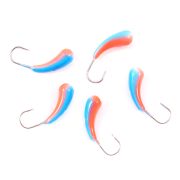 Мормышка вольф"ЯМАН"Уралка с отв, р.5, вес 1,53 цв.желт./оранж.(уп.5 шт.)