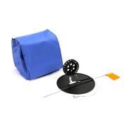 Набор жерлиц оснащ. с алюм. стойкой d-210 мм, катушка 90 мм, груз конус 7г, леска L-10 м, d-0,4 мм,