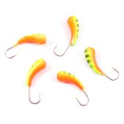 Мормышка вольф"ЯМАН"Уралка с отв, р.3, вес 0,56 цв.черн./красн.(уп.5 шт.)