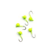 Мормышка вольф"ЯМАН"Шар с ушк, р.3, вес 0,30 цв.черн./красн.(уп.5 шт.)