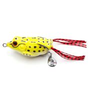 Лягушка-незацепляйка Namazu FROG с лепестком, 65 мм, 18 г, цвет 10, крючок-двойник YR Hooks (BN) #3/