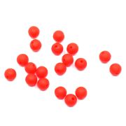 Бусина фидерная Namazu Soft Beads, PVC, круглая, d-6 мм, цв. фц. красный (20 шт.)/1000/