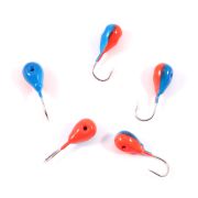 Мормышка вольф"ЯМАН"Капля с отв, р.3,5, вес 0,60,цв.лимон(уп.5 шт.)