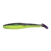 Виброхвост YAMAN PRO Flatter Shad, р.3 inch, цвет #26 - Violet Chartreuse (уп. 6 шт.)