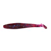 Виброхвост YAMAN PRO Flatter Shad, р.4 inch, цвет #04 - Grape (уп.5 шт)