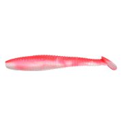 Виброхвост YAMAN PRO Flatter Shad, р.4 inch, цвет #27 - Red White (уп. 5 шт.)