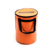 Ведро с крышкой "СЛЕДОПЫТ" для рыбы, ПВХ, 33х33х40 см, цв. оранжевый/40/