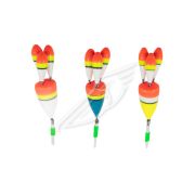 Поплавок зимний ЯМАН "Цветок 3", бальса, 1,5 г, цв. в ассорт. (уп. 3 шт.)