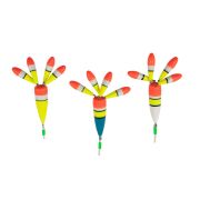 Поплавок зимний ЯМАН "Цветок 4", бальса, 2,5 г, цв. в ассорт. (уп. 3 шт.)