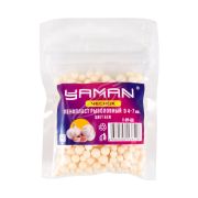 Пенопласт рыболовный Yaman Чеснок, d 4-7 мм, цв. белый (уп. 250 шт)/50/