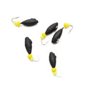 Крючок-тройник ЯМАН с икринкой, размер 14 (INT), цв. ФЖ (5 шт.)