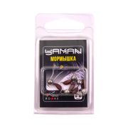 Мормышка безнасад. ЯМАН "Банан" матовый шоколад, d-3 мм, вес 0,5 г, шарик никелированный (уп.5 шт)