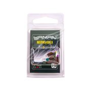 Мормышка безнасад. ЯМАН "Гвоздекубик" матовый шоколад, d-3,5 мм, вес 1 г, кубик хамелеон (уп. 5 шт)