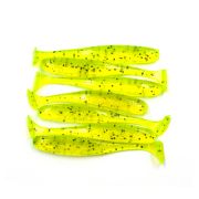 Виброхвост YAMAN PRO Plum Blossom, р.4 inch, цвет #10 - Green pepper (уп. 6 шт.)