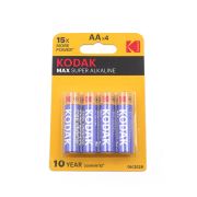 Батарейка Kodak MAX LR6 (AA) Alkaline/4/80/400/