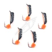 Мормышка вольф. безнасадочная "ЯМАН" Столбик №3, d-2 мм, L-7 мм, вес 0,46 гр., рыбий глаз, цв. медь