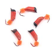 Мормышка вольф. безнасадочная "ЯМАН" Ручейник №5, d-2 мм, L-9.5 мм, вес 0,80 гр., рыбий глаз, цв.  ж