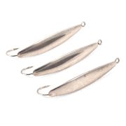 Блесна вертикальная "Яман" Окунёвая,размер 35 мм, вес 3,5 г, цвет никель (уп.3 шт.)/150/