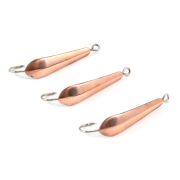 Блесна вертикальная "Яман" Клопик ,размер 25 мм, вес 1,7 г, цвет медь (уп.3 шт.)/150/