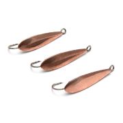 Блесна вертикальная "Яман" Листочек, размер 25 мм, вес 2,2 г, цвет медь (уп.3 шт.)/150/