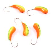 Мормышка вольф"ЯМАН"Уралка с отв, р.3, вес 0,56 цв.лимон(уп.5 шт.)