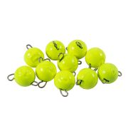 Груз Чебурашка окрашенный разборный "ЯМАН" (10 шт.) - 10 гр., жёлтый/500/