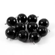 Груз Чебурашка окрашенный разборный "ЯМАН" (10 шт.) - 18 гр., чёрный/250/