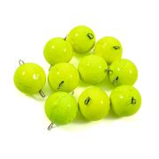 Груз Чебурашка окрашенный разборный "ЯМАН" (10 шт.) - 40 гр., жёлтый/150/