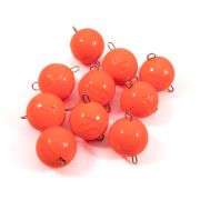 Груз Чебурашка окрашенный разборный "ЯМАН" (10 шт.) - 40 гр., оранжевый/150/