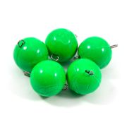 Груз Чебурашка окрашенный разборный "ЯМАН" (5 шт.) - 44 гр., зелёный/125/