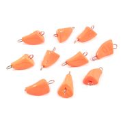 Груз Пуля-эксцентрик окрашенный разборный "ЯМАН" (10 шт.) - 10 гр., оранжевый/400/