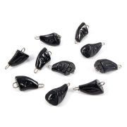 Груз Пуля-эксцентрик окрашенный разборный "ЯМАН" (10 шт.) - 10 гр., чёрный/400/