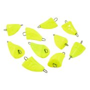 Груз Пуля-эксцентрик окрашенный разборный "ЯМАН" (10 шт.) - 16 гр., жёлтый/300/