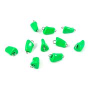 Груз Пуля-эксцентрик окрашенный разборный "ЯМАН" (10 шт.) - 2 гр., зелёный/700/
