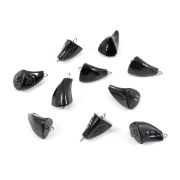 Груз Пуля-эксцентрик окрашенный разборный "ЯМАН" (10 шт.) - 20 гр., чёрный/250/