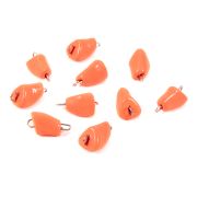 Груз Пуля-эксцентрик окрашенный разборный "ЯМАН" (10 шт.) - 3 гр., оранжевый