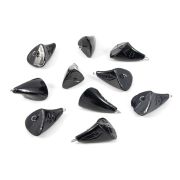 Груз Пуля-эксцентрик окрашенный разборный "ЯМАН" (10 шт.) - 40 гр., чёрный/150/