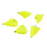 Груз Пуля-эксцентрик окрашенный разборный "ЯМАН" (5 шт.) - 44 гр., жёлтый/125/