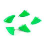 Груз Пуля-эксцентрик окрашенный разборный "ЯМАН" (5 шт.) - 52 гр., зелёный/100/