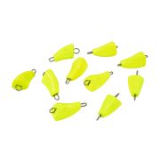 Груз Пуля-эксцентрик окрашенный разборный "ЯМАН" (10 шт.) - 8 гр., жёлтый/500/