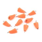 Груз Пуля-эксцентрик окрашенный разборный "ЯМАН" (10 шт.) - 8 гр., оранжевый/500/