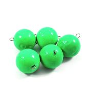 Груз Чебурашка окрашенный разборный "ЯМАН" (5 шт.) - 56 гр., зелёный/100/