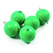 Груз Чебурашка окрашенный разборный "ЯМАН" (5 шт.) - 60 гр., зелёный/100/