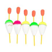 Поплавок ЯМАН "Капля" сквозной с бобышкой, пенопласт, 8 г, цвет в ассорт. (уп. 5 шт)