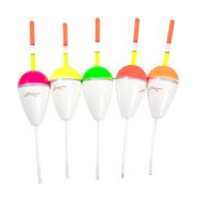 Поплавок ЯМАН "Капля" с цветной антенной, пенопласт, 11 г, цвет в ассорт. (уп. 5 шт.)