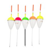 Поплавок ЯМАН "Капля" с цветной антенной, пенопласт, 8 г, цвет в ассорт. (уп. 5 шт.)