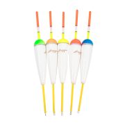 Поплавок ЯМАН "Конус" с цветной антенной, пенопласт, 4,7 г, цвет в ассорт. (уп. 5 шт.)