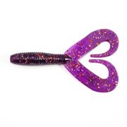 Твистер YAMAN PRO Loop-Two, р.3 inch, цвет #08 - Violet (уп.5 шт)