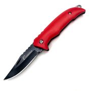 Нож туристический "СЛЕДОПЫТ", дл. клинка 64 мм, ручка оранжевая/360/240/